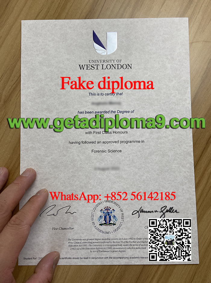 Buy UWL diploma. Fake University of West London degree.