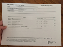 办理牛津布鲁克斯大学毕业证