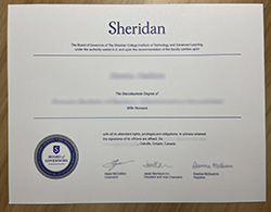 Obtained Sheridan College undergradu