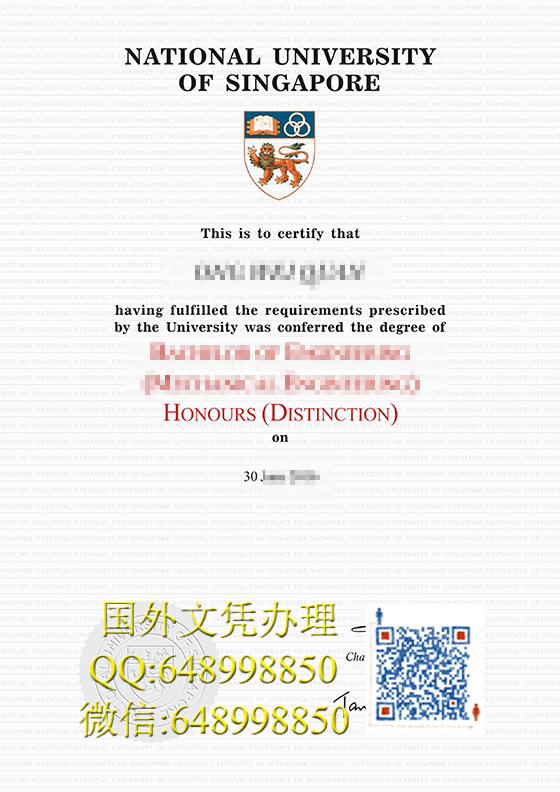 新加坡国立大学文凭办理，National University of Singapore diploma