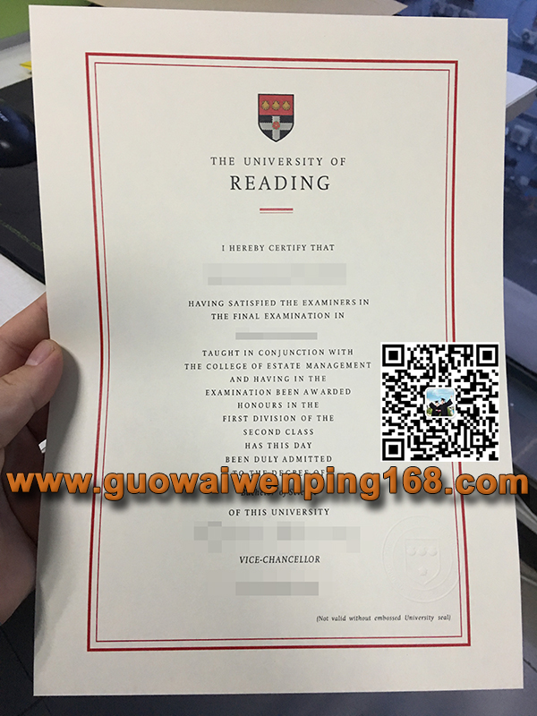 雷丁大学毕业证，雷丁大学学历文凭，University of Reading degree