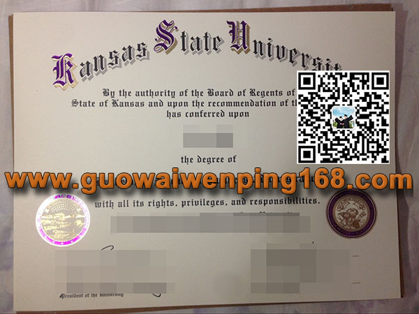 办理堪萨斯州立大学毕业证，出售堪萨斯州立大学文凭，Kansas State University degree