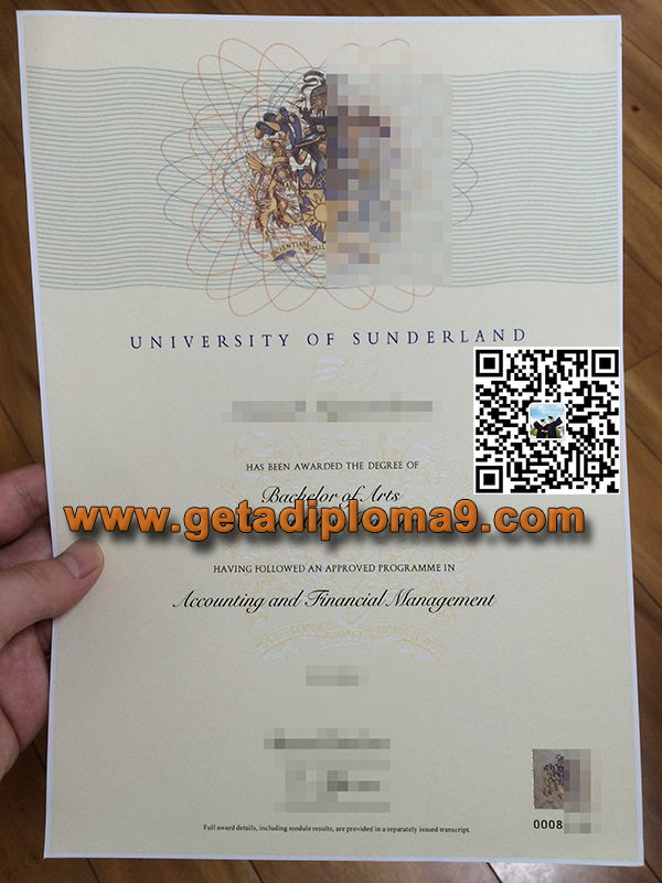 University of Sunderland diploma