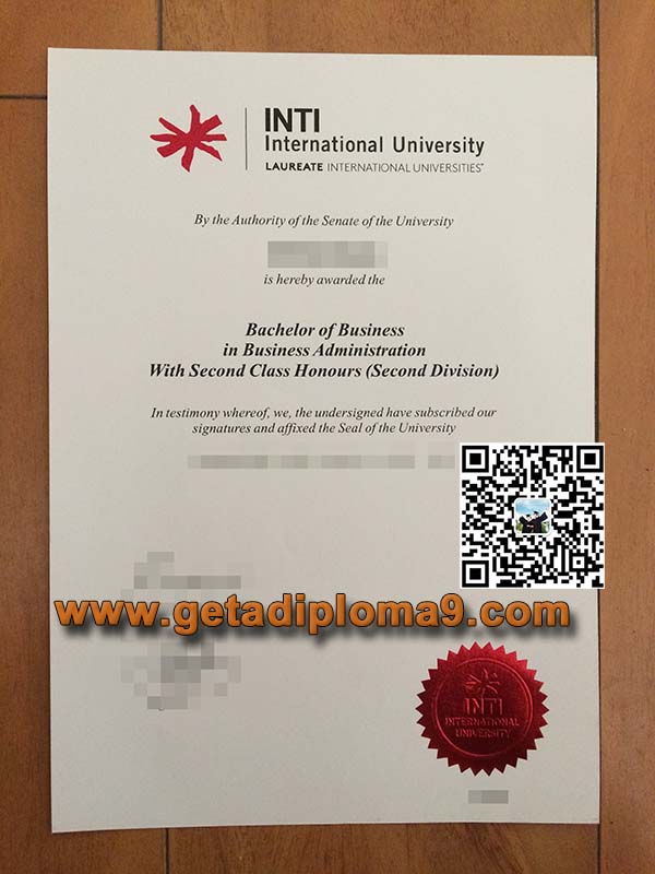 马来西亚英迪大学成绩单，INTI degree