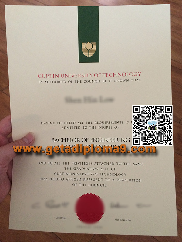 科廷大学学历文凭，Curtin University of Technology degree