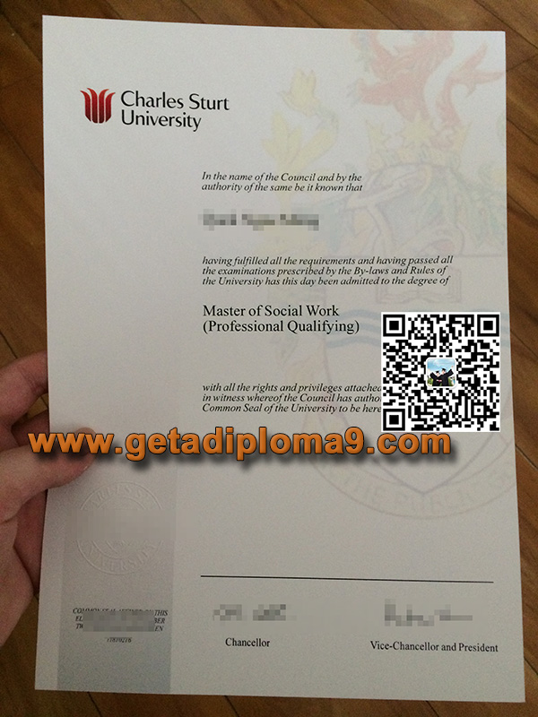 查尔斯特大学毕业证办理，Charles Sturt University degree