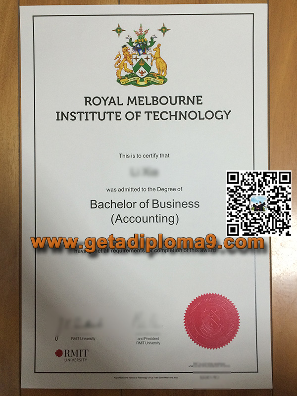皇家墨尔本理工大学毕业证，RMIT University degree