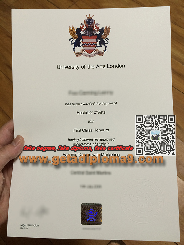 University of the Arts London degree, fake University of the Arts London diploma