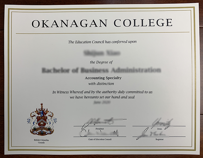 Okanagan College Diploma