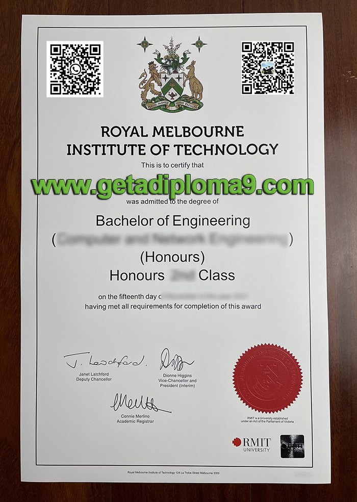 RMIT University diploma