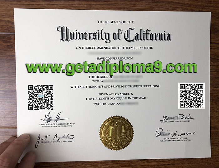 UCLA diploma, UCB degree, UC Riverside diploma, UC Irvine diploma, UC Davis diploma, UC Santa Cruz diploma.