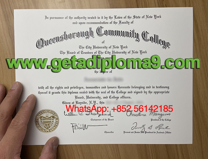Fake QCC diploma