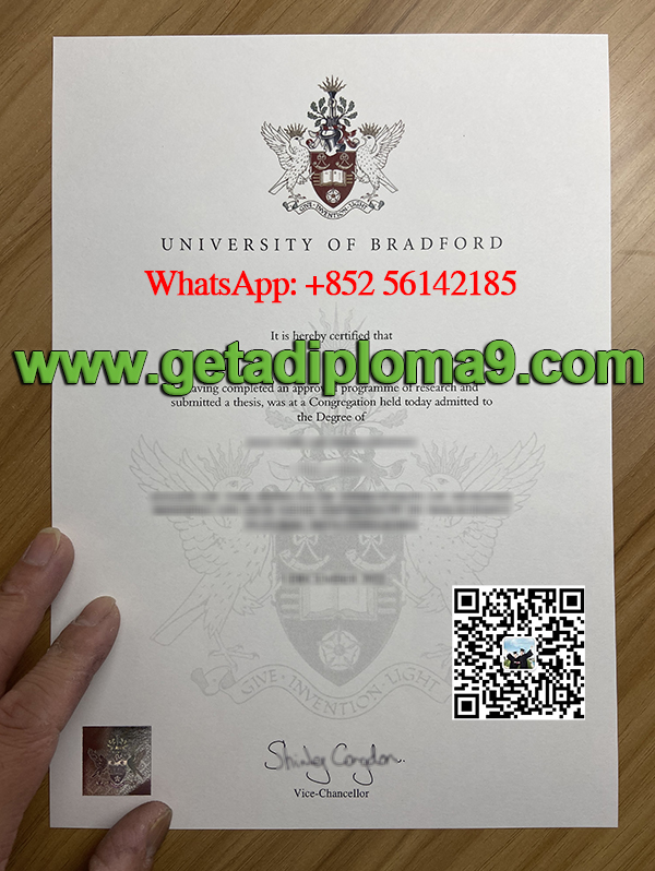 Need a fake University of Bradford diploma