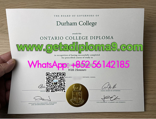 Fake Durham College certificate for sale
